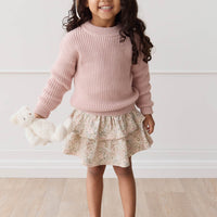 Organic Cotton Ruby Skirt - April Glacier Childrens Dress from Jamie Kay Australia