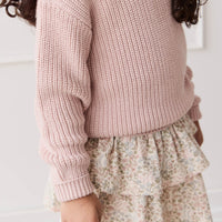 Leon Jumper - Shell Pink Childrens Jumper from Jamie Kay Australia