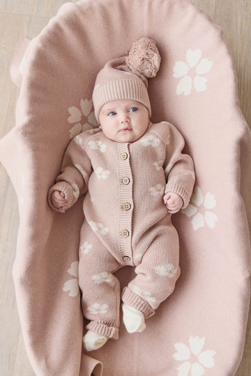 Camille Onepiece - Frankie Knit Rose Childrens Onepiece from Jamie Kay Australia