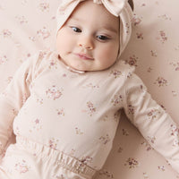 Organic Cotton Headband - Petite Fleur Soft Peony Childrens Headband from Jamie Kay Australia