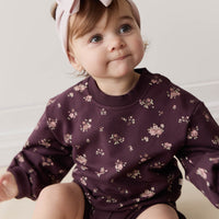 Organic Cotton Penny Sweat - Petite Fleur Childrens Sweatshirting from Jamie Kay Australia