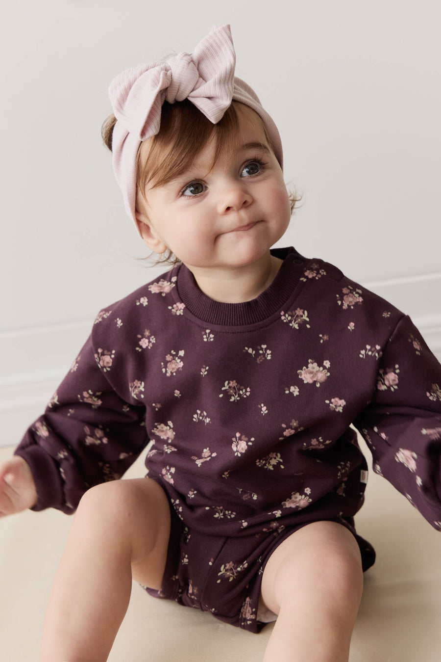 Organic Cotton Penny Sweat - Petite Fleur Childrens Sweatshirting from Jamie Kay Australia