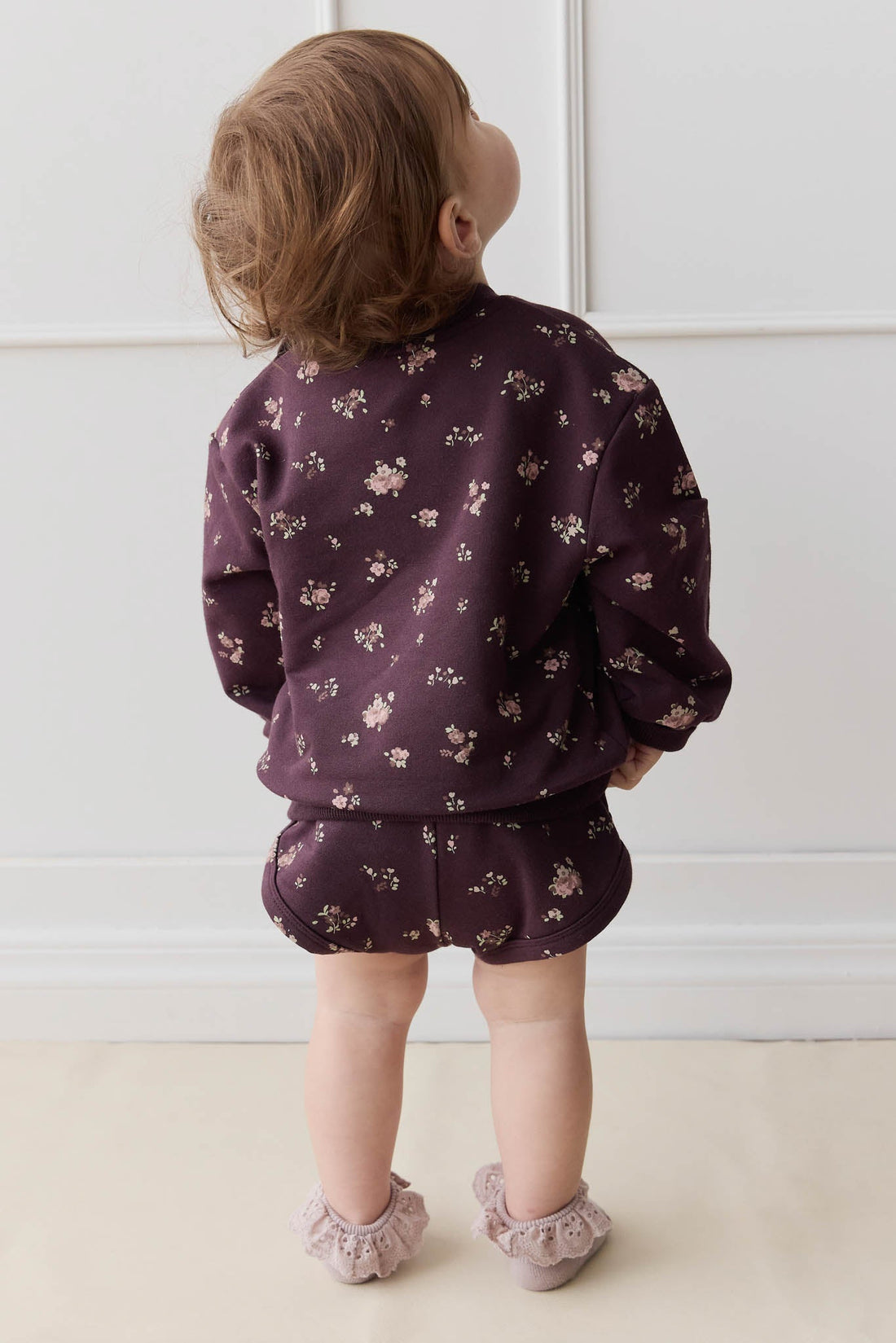 Organic Cotton Penny Sweat - Petite Fleur Childrens Sweatshirting from Jamie Kay Australia