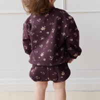 Organic Cotton Penny Sweat - Petite Fleur Childrens Sweatshirting from Jamie Kay Australia