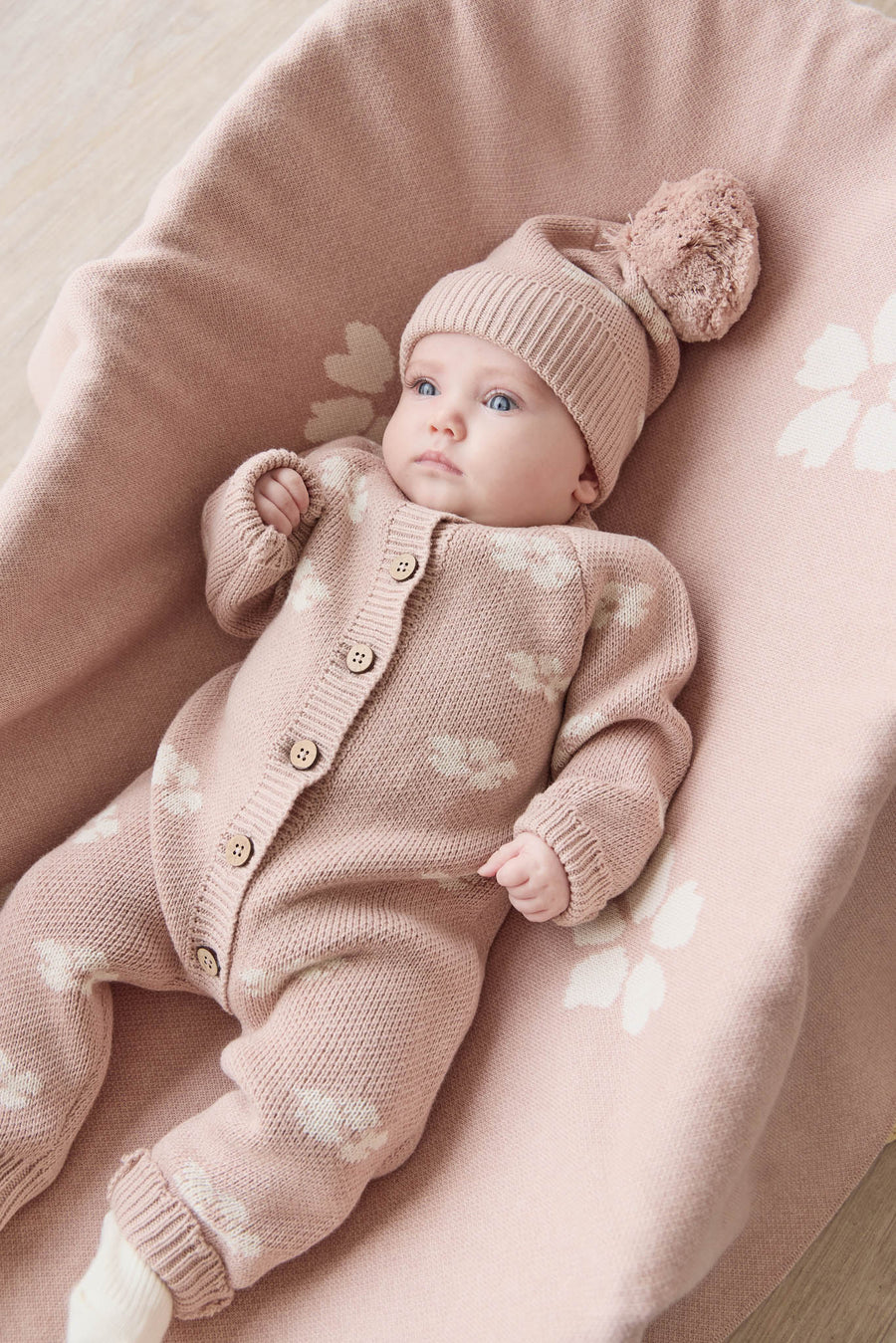 Camille Onepiece - Frankie Knit Rose Childrens Onepiece from Jamie Kay Australia