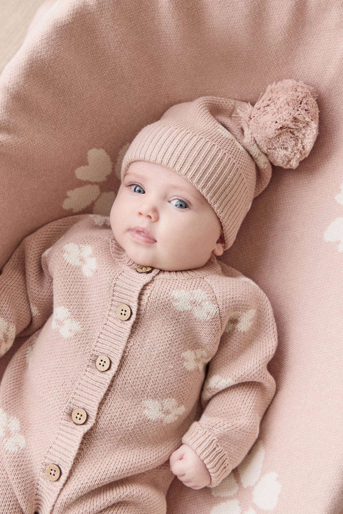 Camille Onepiece - Frankie Knit Rose Childrens Onepiece from Jamie Kay Australia