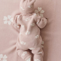 Camille Onepiece - Frankie Knit Rose Childrens Onepiece from Jamie Kay Australia