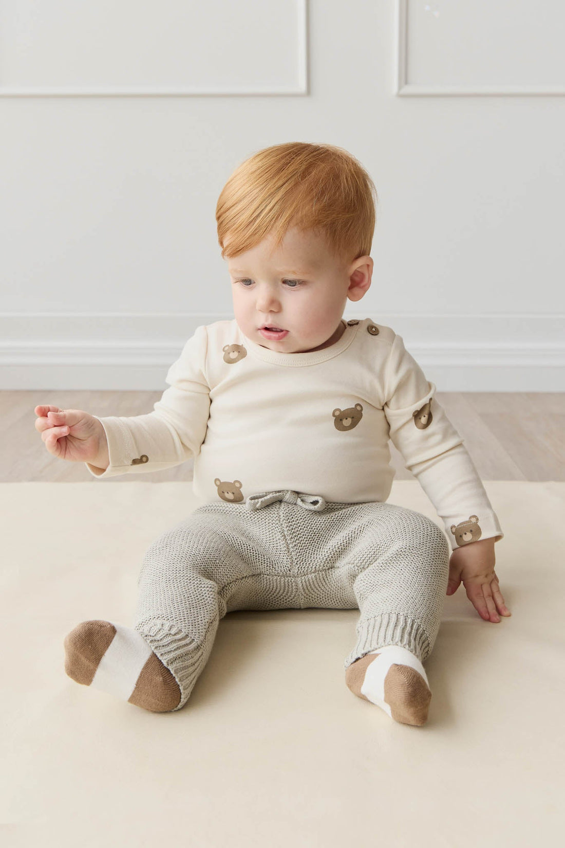 Ethan Pant - Moss Marle Childrens Pant from Jamie Kay Australia