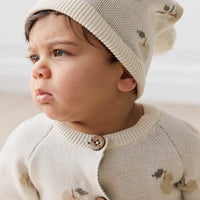 Ethan Hat - Jacquard Fresh Apple Tofu Childrens Hat from Jamie Kay Australia