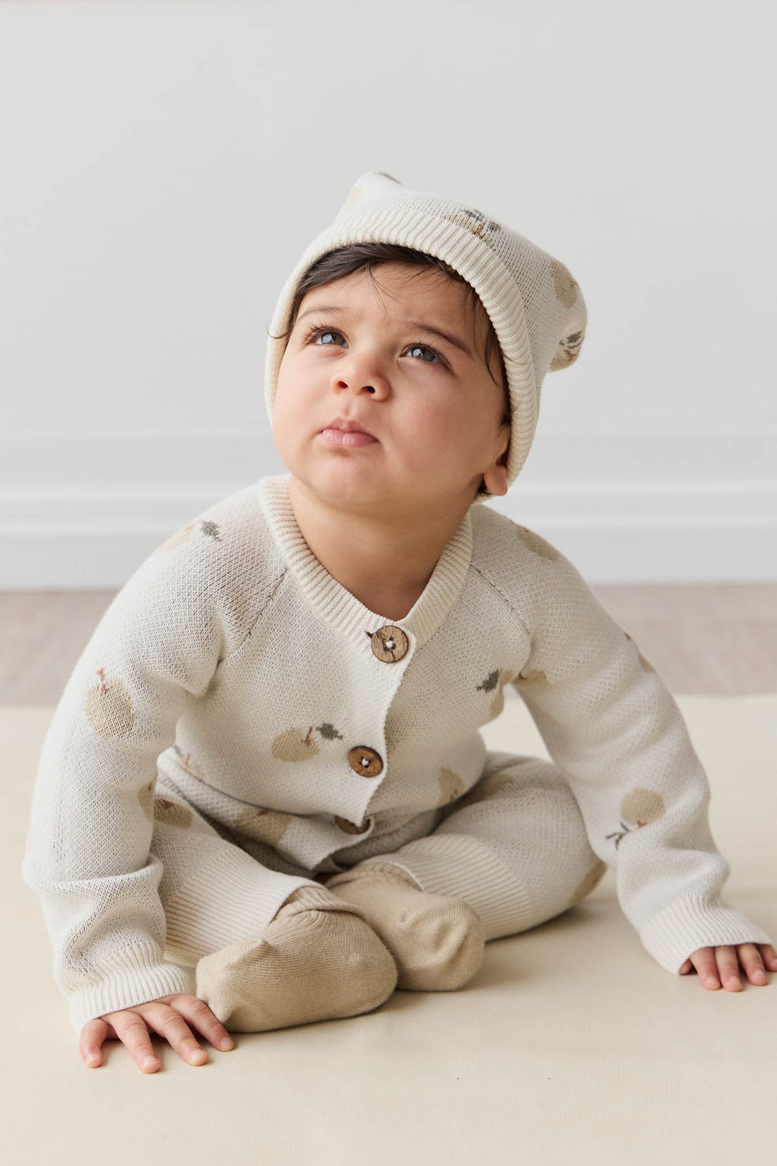 Marlow Onepiece - Jacquard Fresh Apple Tofu Childrens Onepiece from Jamie Kay Australia