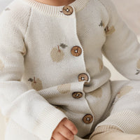 Marlow Onepiece - Jacquard Fresh Apple Tofu Childrens Onepiece from Jamie Kay Australia