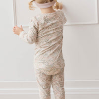 Organic Cotton Everyday Legging - April Glacier Childrens Legging from Jamie Kay Australia