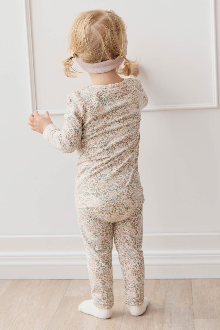 Organic Cotton Everyday Legging - April Glacier Childrens Legging from Jamie Kay Australia