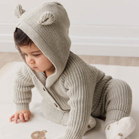 Bear Knit Onepiece - Moss Marle Childrens Onepiece from Jamie Kay Australia