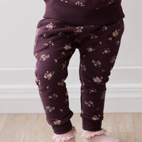 Organic Cotton Morgan Track Pant - Petite Fleur Childrens Pant from Jamie Kay Australia