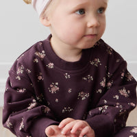 Organic Cotton Penny Sweat - Petite Fleur Childrens Sweatshirting from Jamie Kay Australia