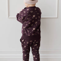 Organic Cotton Morgan Track Pant - Petite Fleur Childrens Pant from Jamie Kay Australia