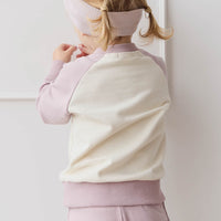 Organic Cotton Ivy Shortie - Heather Haze Childrens Short from Jamie Kay Australia