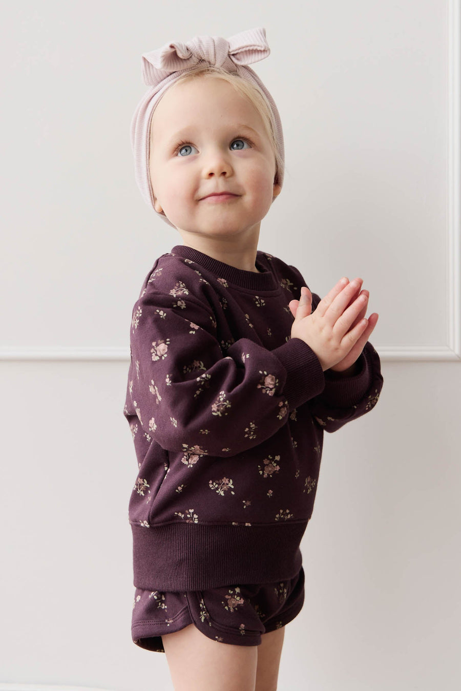 Organic Cotton Penny Sweat - Petite Fleur Childrens Sweatshirting from Jamie Kay Australia