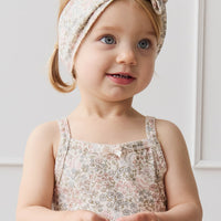 Organic Cotton Headband - April Glacier Childrens Headband from Jamie Kay Australia