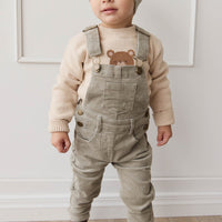 Leon Jumper - Oatmeal Marle Jacquard Bobbie Bear Childrens Jumper from Jamie Kay Australia