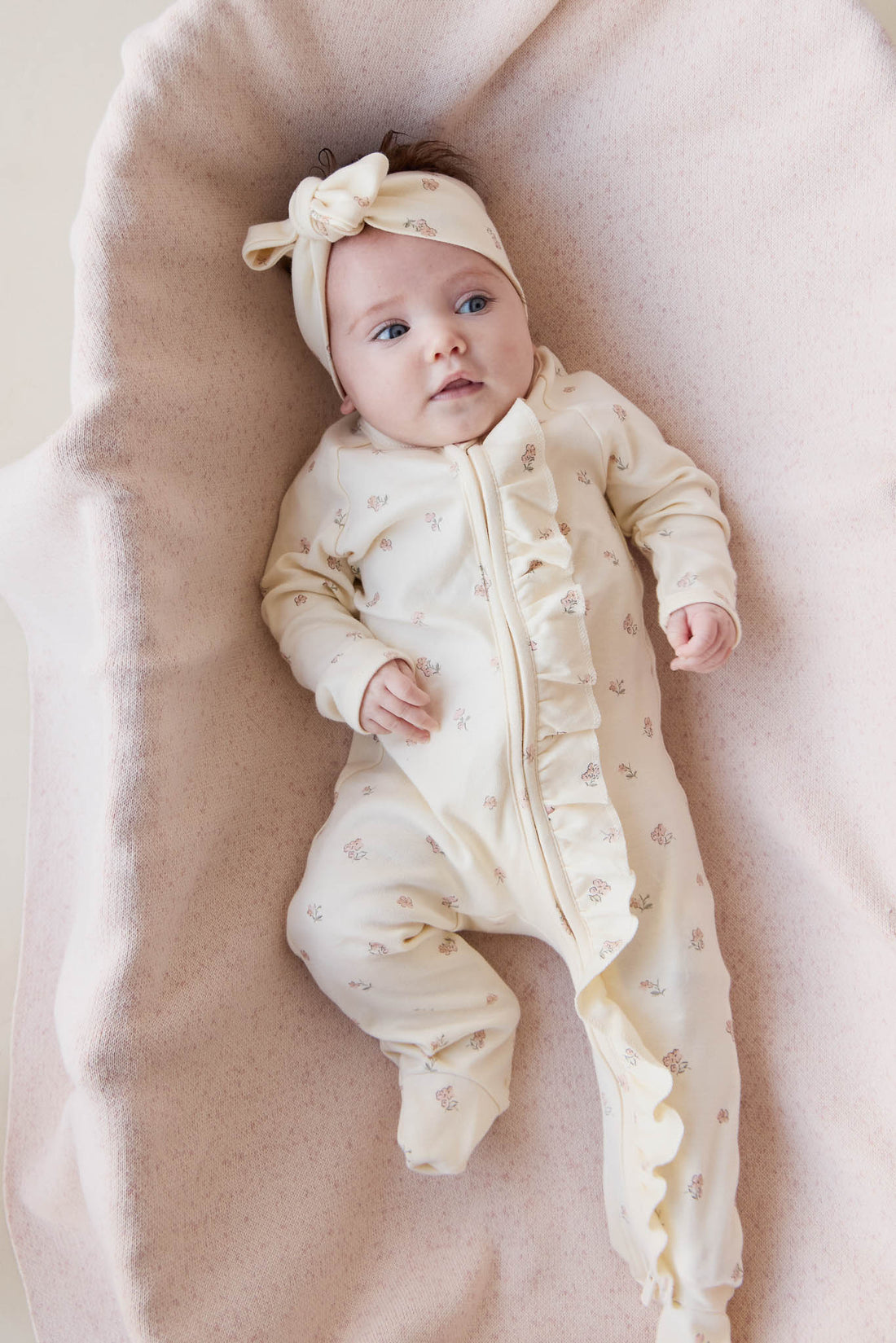 Organic Cotton Melanie Onepiece - Meredith Egret Childrens Onepiece from Jamie Kay Australia