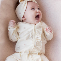 Organic Cotton Melanie Onepiece - Meredith Egret Childrens Onepiece from Jamie Kay Australia