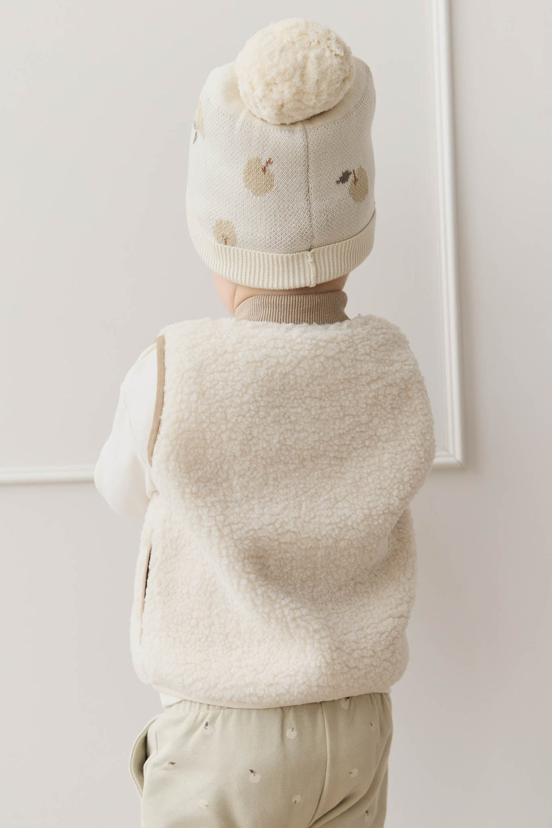 Ethan Hat - Jacquard Fresh Apple Tofu Childrens Hat from Jamie Kay Australia