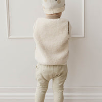 Organic Cotton Morgan Track Pant - Fresh Apples Abbey Medium Childrens Pant from Jamie Kay Australia