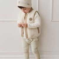 Organic Cotton Morgan Track Pant - Fresh Apples Abbey Medium Childrens Pant from Jamie Kay Australia