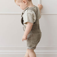 Chase Short Cord Overall - Moss Childrens Overall from Jamie Kay Australia