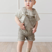 Chase Short Cord Overall - Moss Childrens Overall from Jamie Kay Australia