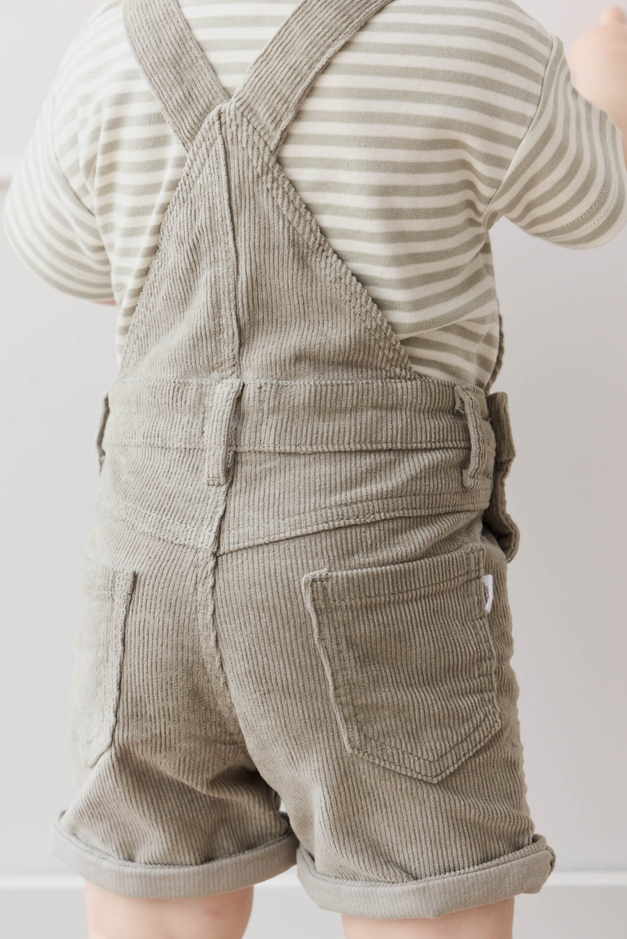 Chase Short Cord Overall - Moss Childrens Overall from Jamie Kay Australia