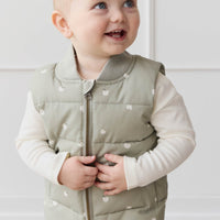 Taylor Vest - Fresh Apples Abbey Stone Childrens Vest from Jamie Kay Australia