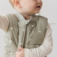 Taylor Vest - Fresh Apples Abbey Stone Childrens Vest from Jamie Kay Australia