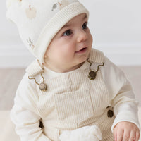 Ethan Hat - Jacquard Fresh Apple Tofu Childrens Hat from Jamie Kay Australia