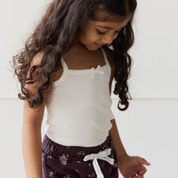 Organic Cotton Ivy Shortie - Petite Fleur Childrens Short from Jamie Kay Australia