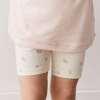 Organic Cotton Everyday Bike Short - Meredith Egret Childrens Short from Jamie Kay Australia