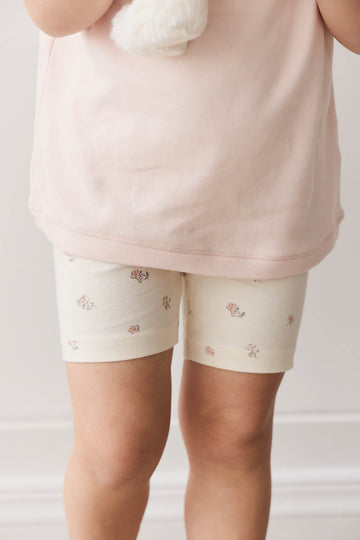 Organic Cotton Everyday Bike Short - Meredith Egret Childrens Short from Jamie Kay Australia