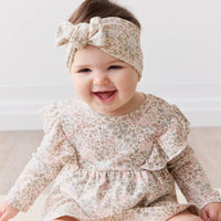 Organic Cotton Vivienne Playsuit - April Glacier Childrens Playsuit from Jamie Kay Australia