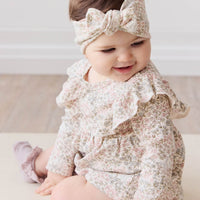 Organic Cotton Vivienne Playsuit - April Glacier Childrens Playsuit from Jamie Kay Australia