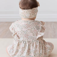 Organic Cotton Vivienne Playsuit - April Glacier Childrens Playsuit from Jamie Kay Australia