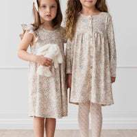 Organic Cotton Ada Dress - April Glacier Childrens Dress from Jamie Kay Australia