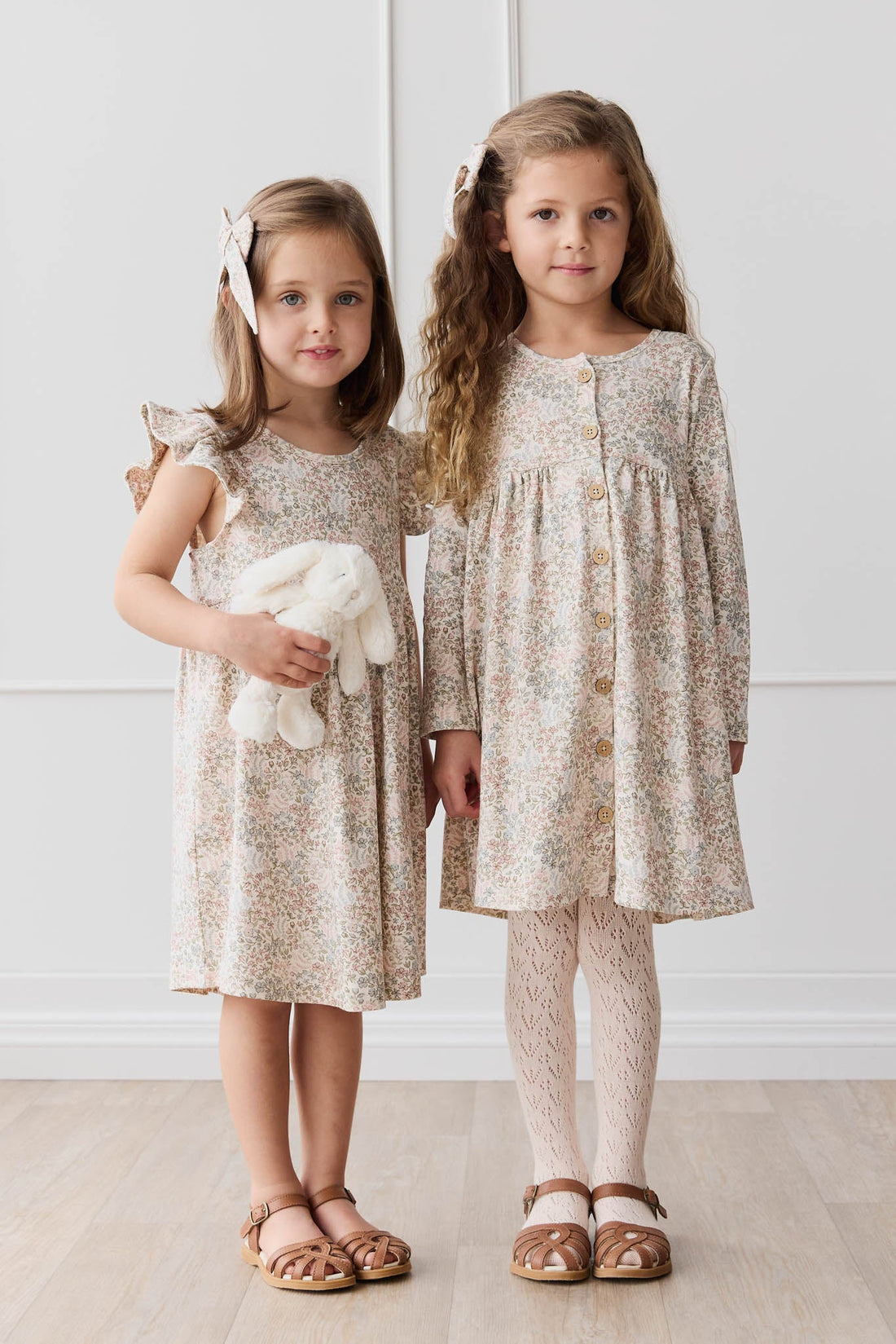 Organic Cotton Poppy Dress - April Glacier Childrens Dress from Jamie Kay Australia