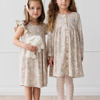 Organic Cotton Poppy Dress - April Glacier Childrens Dress from Jamie Kay Australia