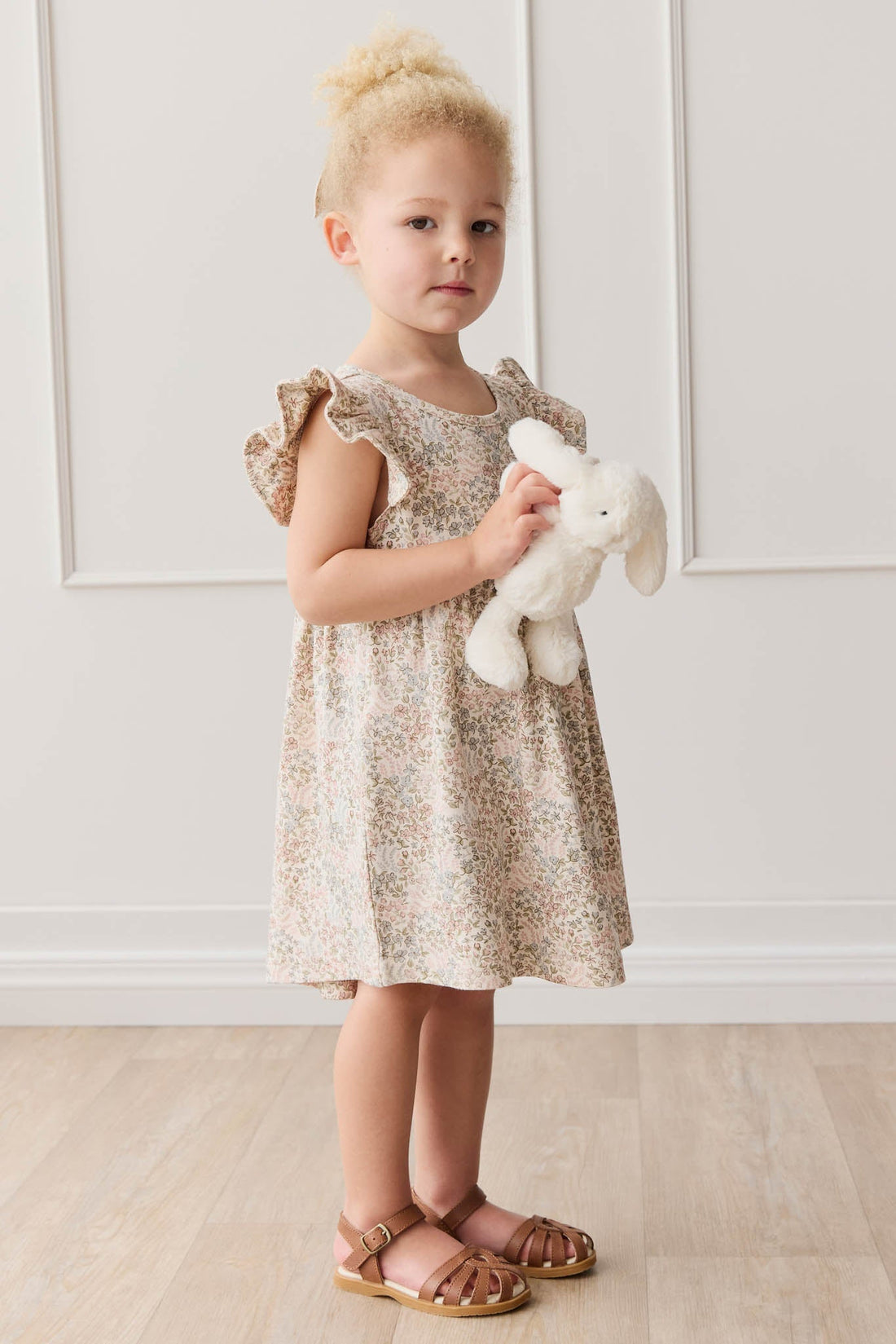 Organic Cotton Ada Dress - April Glacier Childrens Dress from Jamie Kay Australia