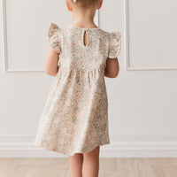 Organic Cotton Ada Dress - April Glacier Childrens Dress from Jamie Kay Australia