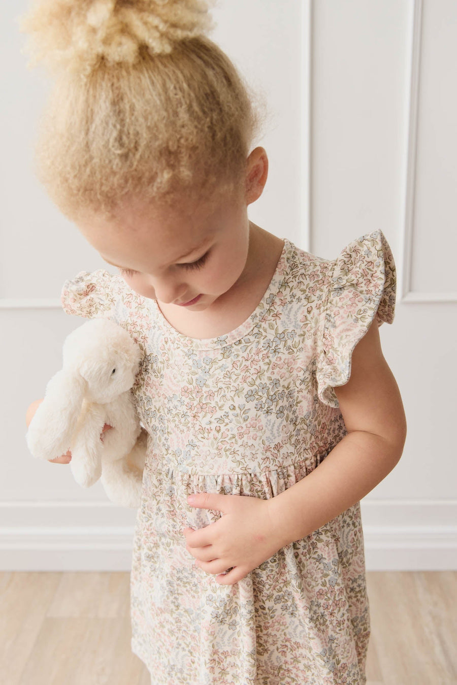 Organic Cotton Ada Dress - April Glacier Childrens Dress from Jamie Kay Australia