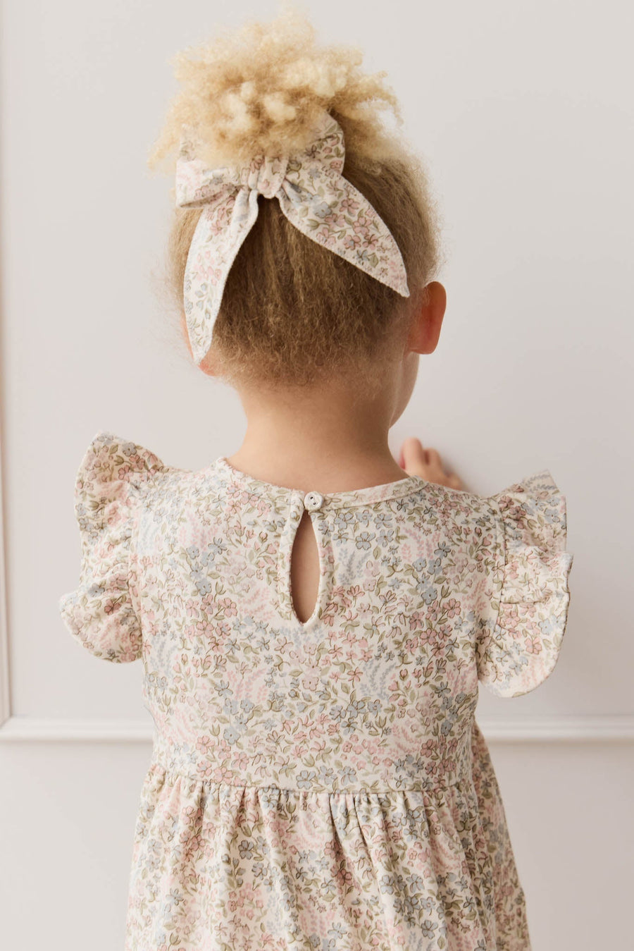 Organic Cotton Ada Dress - April Glacier Childrens Dress from Jamie Kay Australia