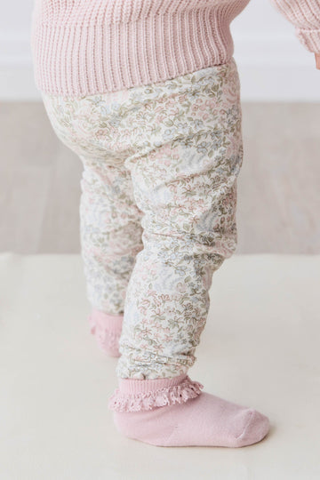 Organic Cotton Everyday Legging - April Glacier Childrens Legging from Jamie Kay Australia